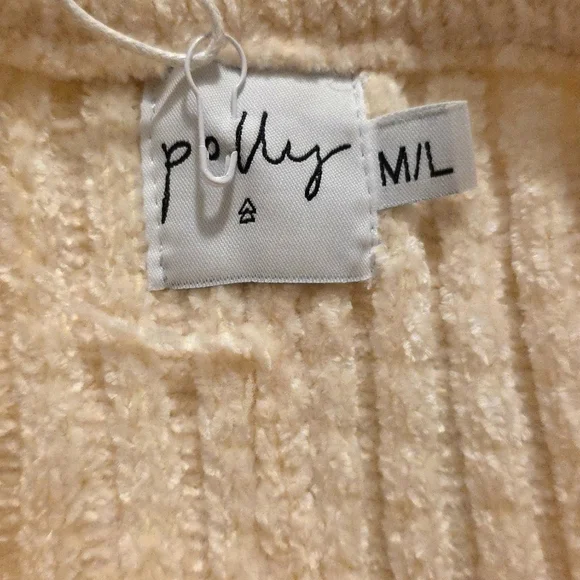 Princess Polly Sarah Pants Beige Ribbed Knit Joggers- Size Med/Large -NWT 👑 - Picture 6 of 6